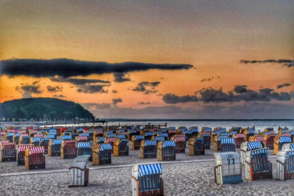 Obj 84 Meerblick Fewo Fuer 2 Bis 3 Personen Strandnah, Wlan Lübeck Eksteriør billede